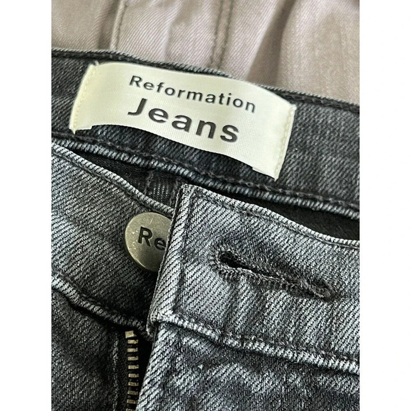 Reformation Harper High Rise Skinny Crop Avalon Jeans Size 31 Stretch NWT - Picture 10 of 12